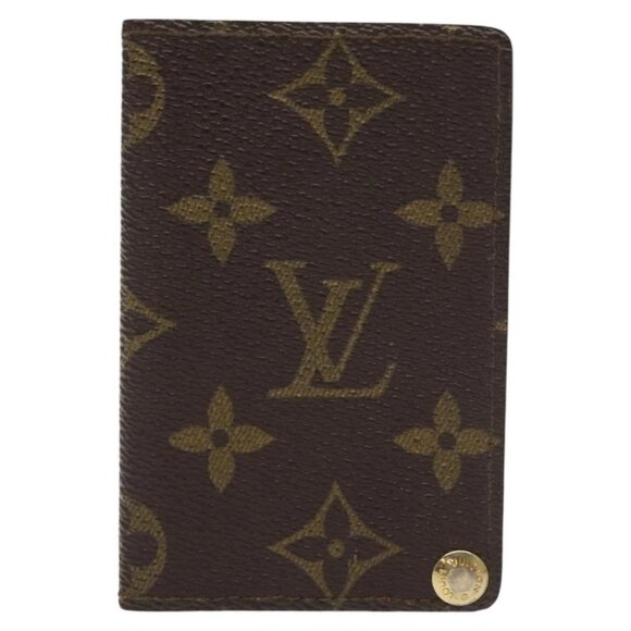 LOUIS VUITTON Monogram Porte Cartes Credit Pression Case M60937 LV Auth - Picture 8 of 16